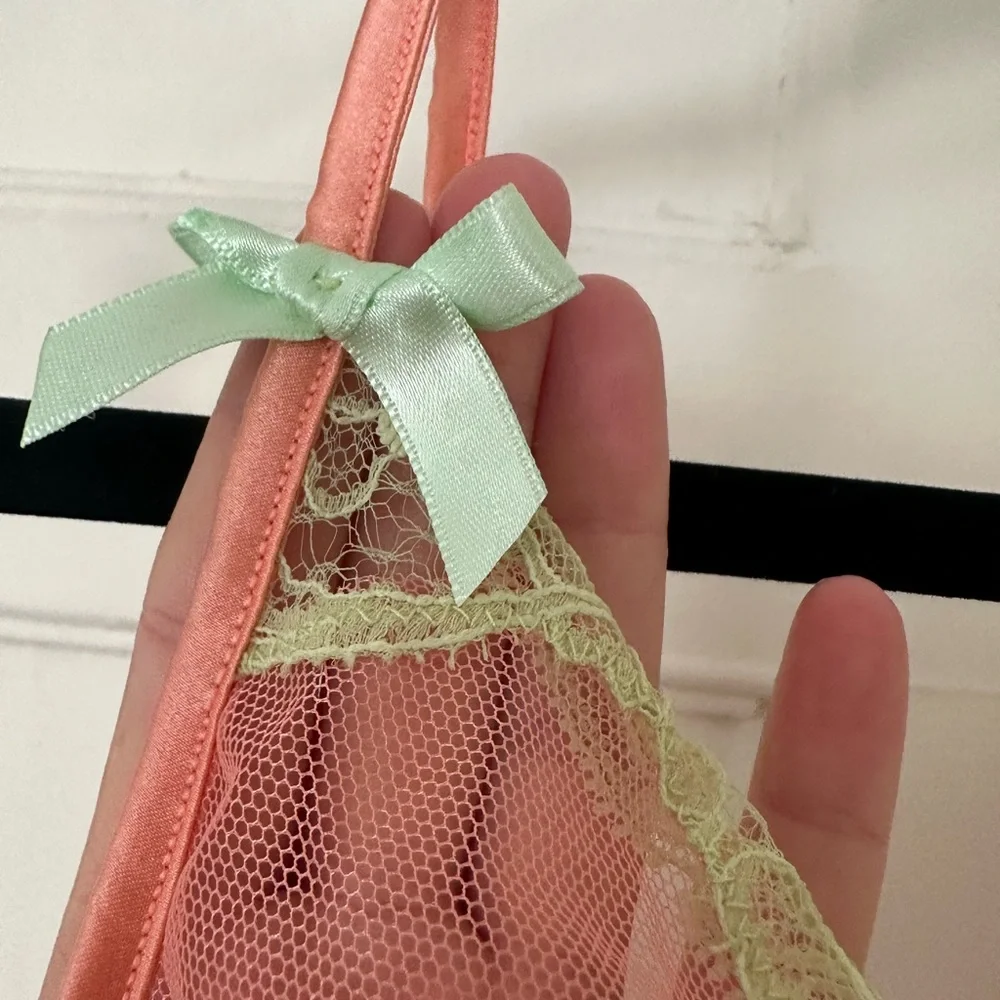 Agent Provocateur Heidi Bralette melon mint size small